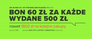 Promocja 60 ZŁ ZA 500 ZŁ w NEONET