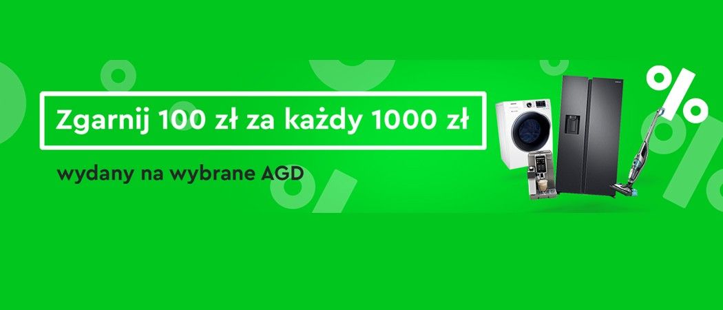 Promocja w Ole Ole - kup wybrane AGD i odbierz 100 zł za każde wydane 1000 zł!