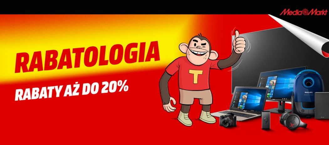 Promocja "Rabatologia" na AGD - do 20% rabatu na AGD w sklepach Media Markt!
