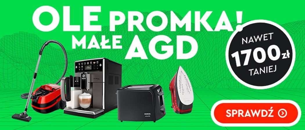 Promocja OLE PROMKA NA MAŁE AGD w Ole Ole - kup jeszcze taniej wybrane AGD!