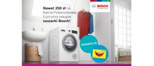 Promocja na suszarki BOSCH w RTV EURO AGD 