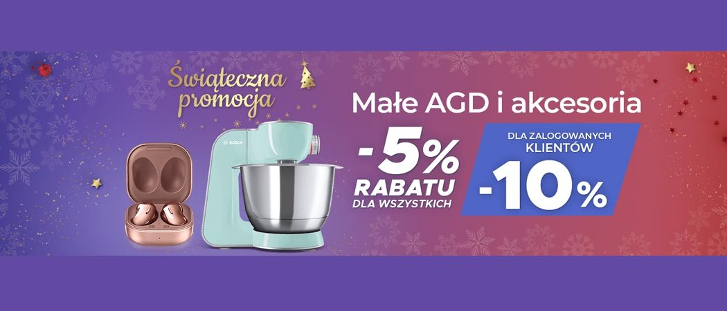 Promocja ŚWIĄTECZNA PROMOCJA w Neo24 - kup jeszcze taniej wybrane AGD!