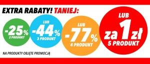 Promocja EXTRA RABATY! w Media Expert