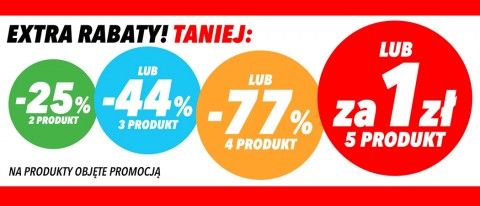 Promocja EXTRA RABATY! w Media Expert