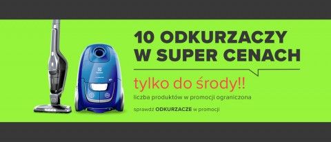 Promocja na odkurzacze w NEONET