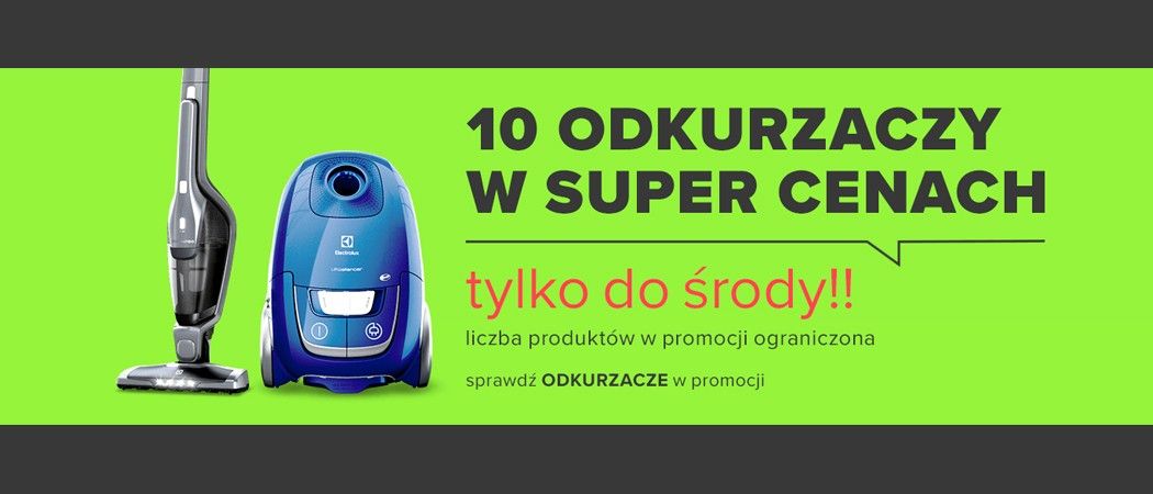 Promocja Neonet na odkurzacze - kup jeszcze taniej promocyjny odkurzacz!