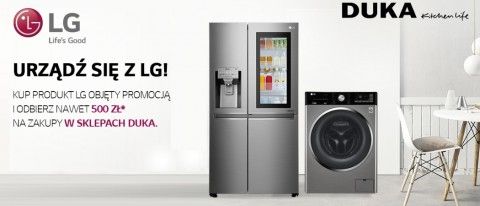 Promocja na lod&oacute;wki, pralki i suszarki LG