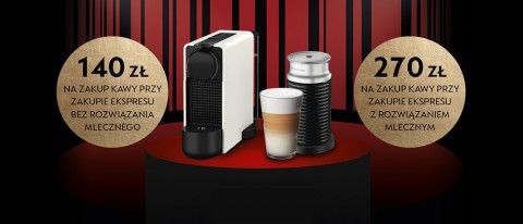 Promocja na ekspresy Nespresso