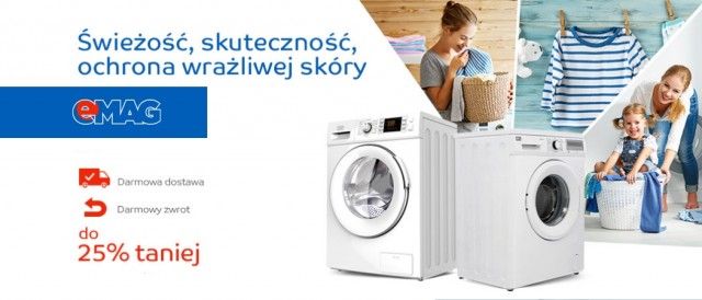 Promocja na pralki w eMAG