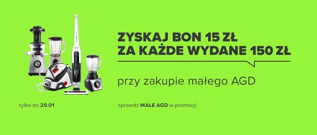 Promocja Neonet na małe AGD - kup promocyjne małe AGD i zyskaj rabat na kolejne zakupy!
