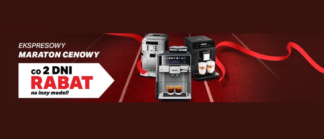 Kup promocyjny ekspres do kawy i zyskaj dodatkowy rabat w promocji "Ekspresowy maraton cenowy" w RTV EURO AGD!