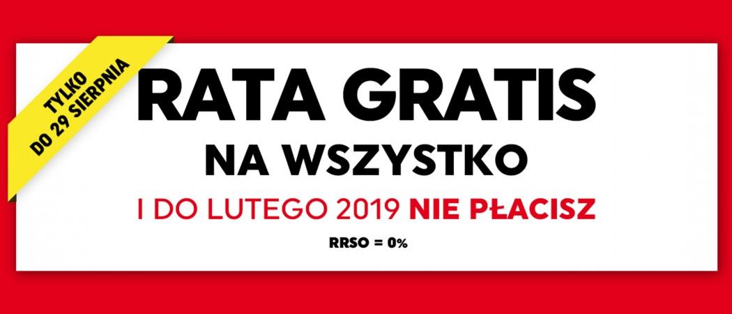 Promocja ratalna na sprzęt AGD w Neonet - rata gratis i do lutego nie płacisz!