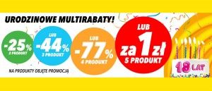 Promocja URODZINOWE MULTIRABATY w Media Expert