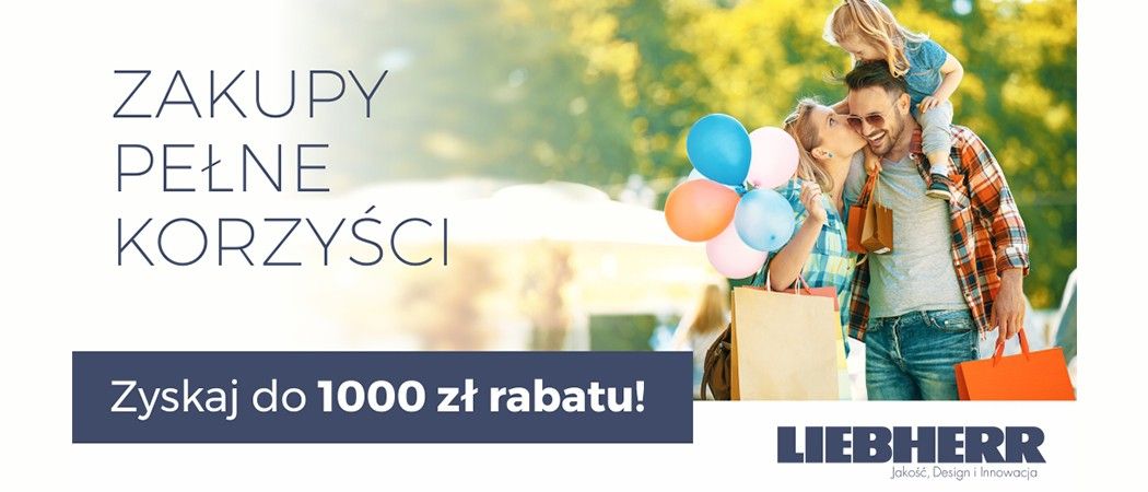 Promocja na lod&oacute;wki w Media Expert - kup lod&oacute;wkę LIEBHERR z rabatem nawet do 1000 zł!