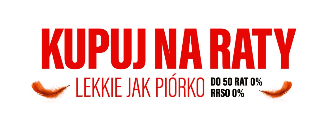 Promocja "Ratka lekka jak pi&oacute;rko" w RTV EURO AGD - kup wybrany sprzęt na nawet 50 darmowych rat!