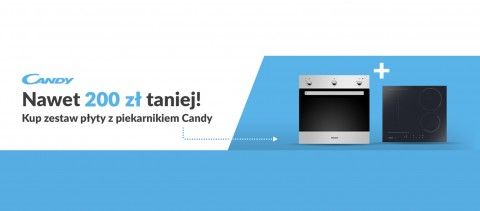 Promocja na piekarniki z płytą Candy w RTV EURO AGD
