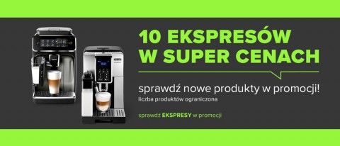 Promocja na ekspresy do kawy w NEONET