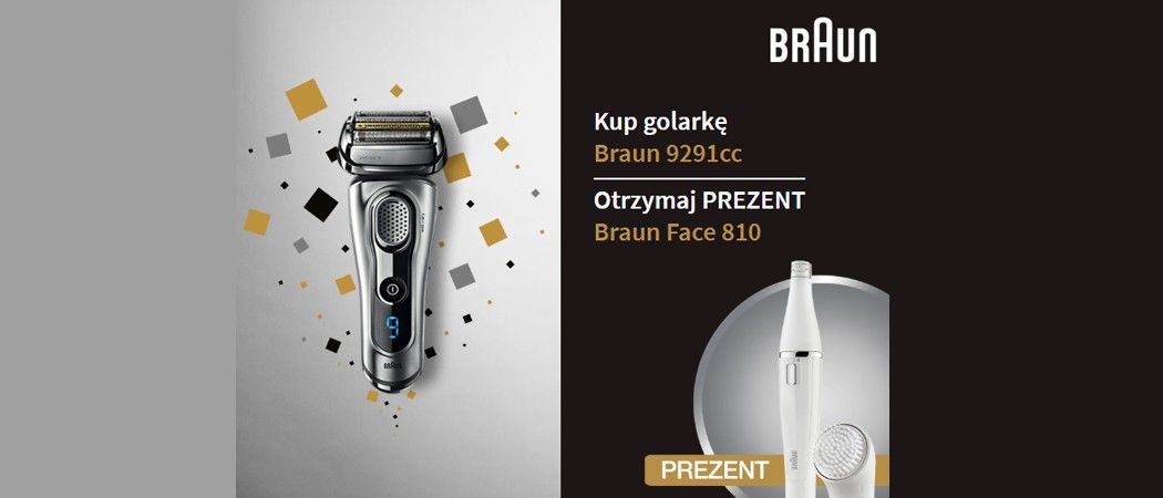 Kup golarkę BRAUN, a szczoteczkę do twarzy otrzymasz gratis w sklepach Media Expert!
