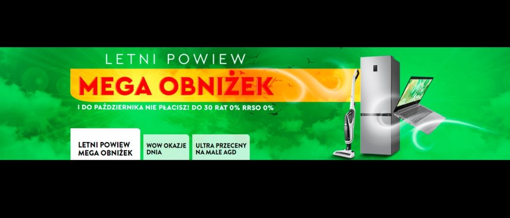 Promocja LETNI POWIEW MEGA OBNIŻEK w Ole Ole - kup jeszcze taniej wybrane AGD!