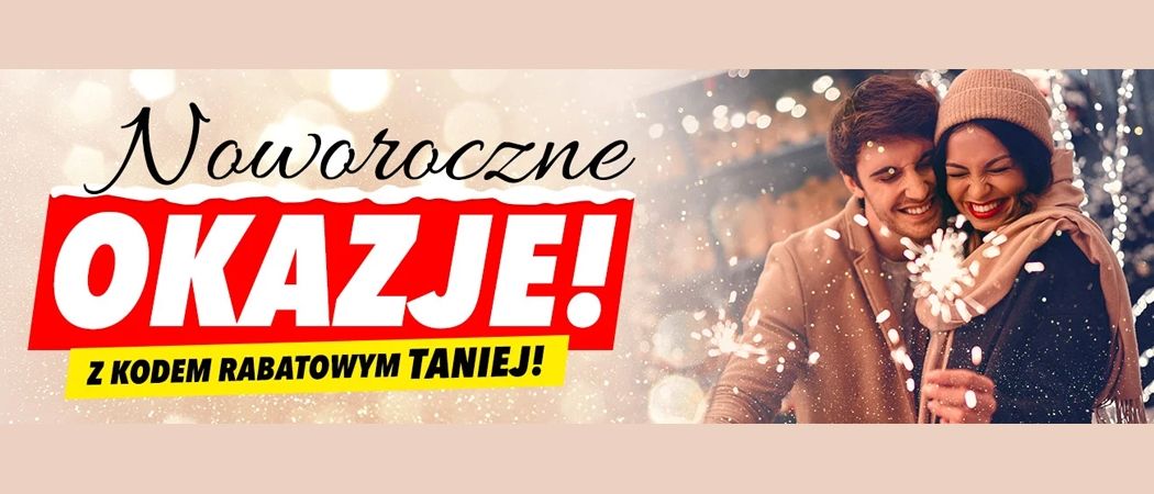 Promocja NOWOROCZNE OKAZJE w Media Expert - kup wybrane AGD taniej z kodem rabatowym!