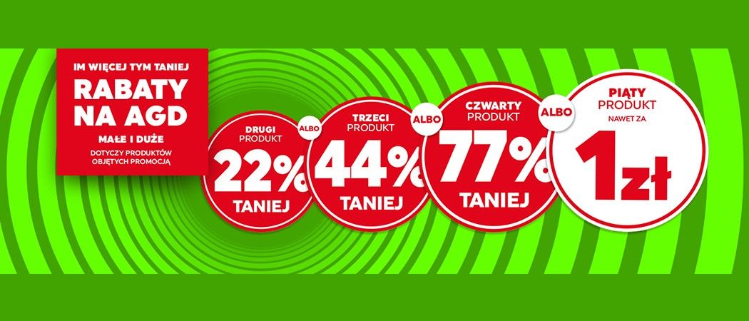 Promocja w Neonet - kup promocyjne sprzęty AGD i zyskaj piąty produkt za 1 zł!