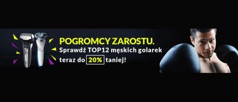 Promocja na golarki w RTV EURO AGD