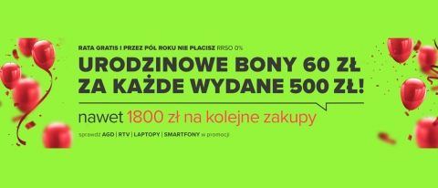 Promocja URODZINOWE BONY w NEONET
