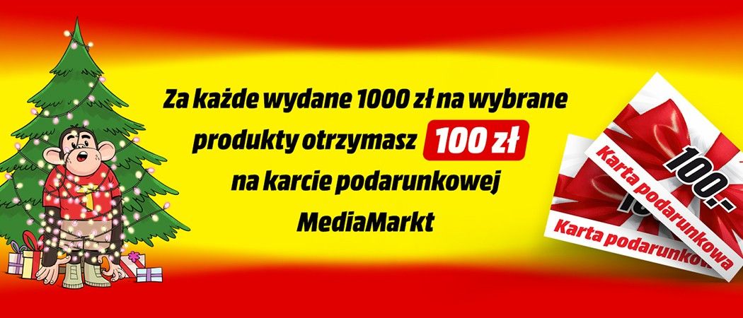Kup sprzęt AGD i odbierz 100 zł za każde wydane 1000 zł w promocji Media Markt!