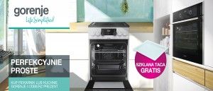 Tacka do pieczenia gratis przy zakupie kuchni lub piekarnika Gorenje
