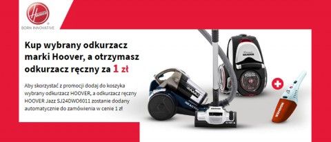 Promocja na odkurzacze HOOVER w Media Expert