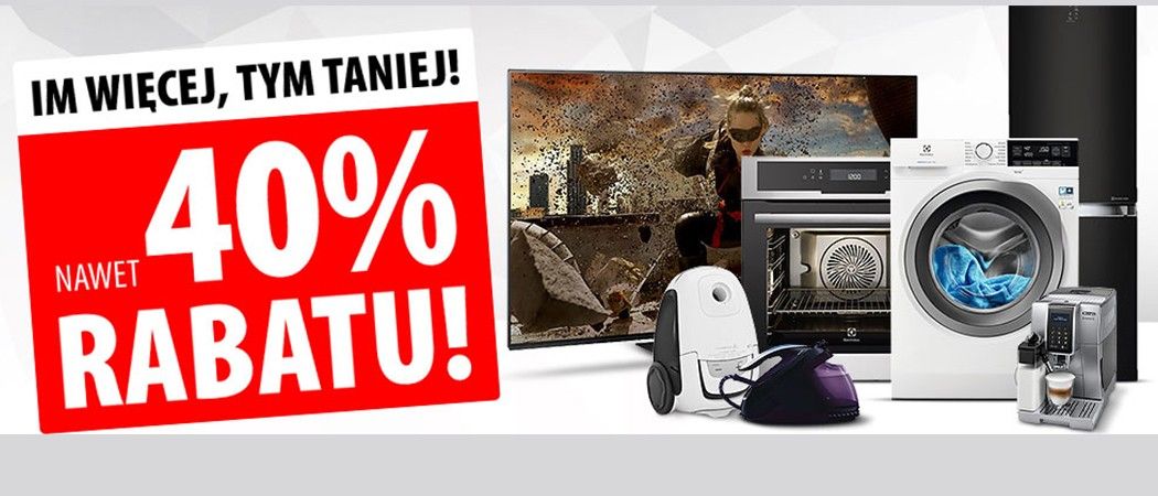 Promocja na AGD w Media Expert - kup minimum 2 sprzęty i zyskaj do 650 zł rabatu!