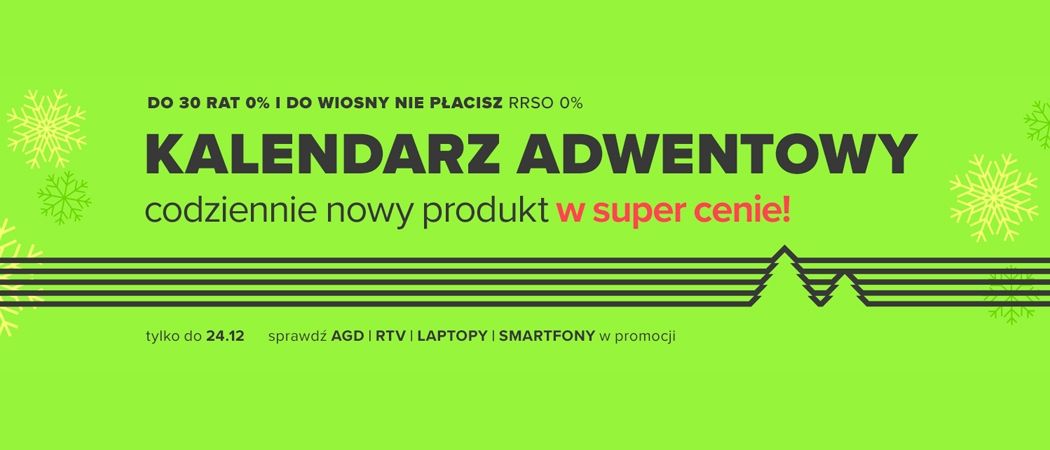 Promocja KALENDARZ ADWENTOWY w Neonet - kup wybraną zmywarkę taniej z kodem rabatowym!