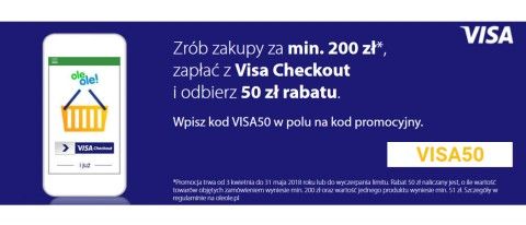 Promocja Visa Checkout w Ole Ole