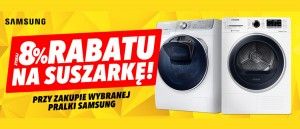 Promocja na pralki SAMSUNG w Media Expert