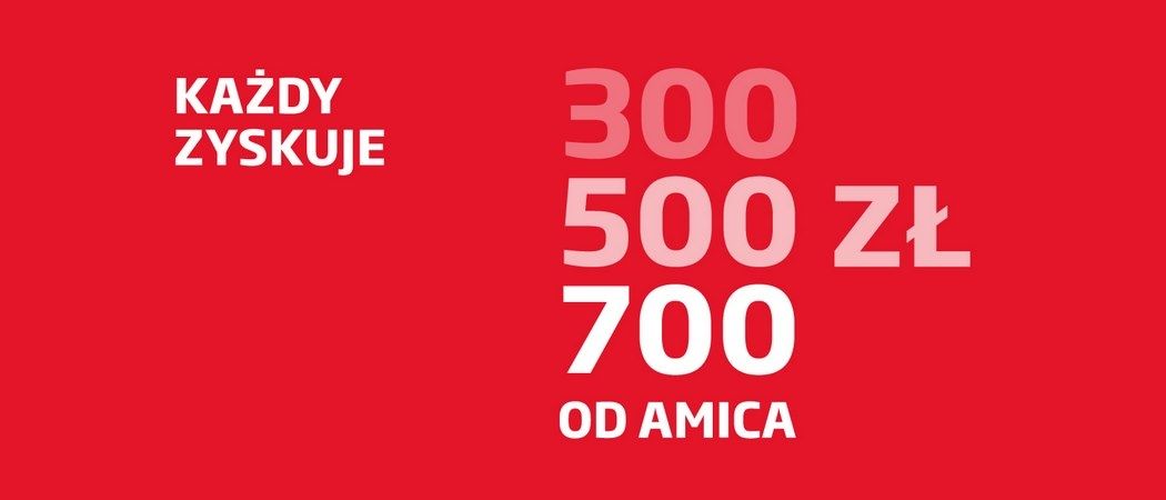 Promocja na AGD AMICA - odbierz nawet 700 złotych zwrotu za zakup AGD!
