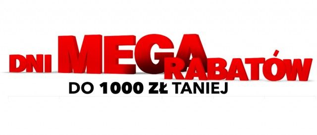 Promocja "Dni Mega rabat&oacute;w" w RTV EURO AGD