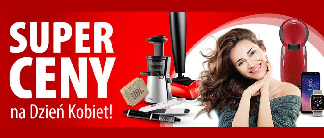 Kup wybrany sprzęt AGD w super cenach w promocji "Super ceny na Dzień Kobiet" w Media Expert!