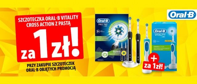 Promocja na szczoteczki elektryczne ORAL-B w Media Expert