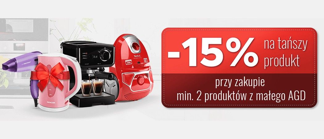 Promocja w Neo24 - kup wybrane sprzęty małego AGD i zyskaj 15% rabatu na jeden z nich!