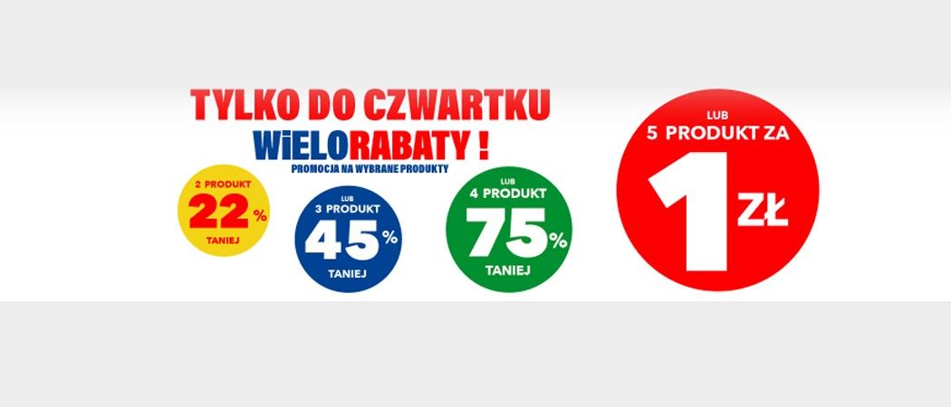Promocja WIELORABATY w RTV EURO AGD - kup wybrane AGD i zyskaj rabat na jeden z produkt&oacute;w!