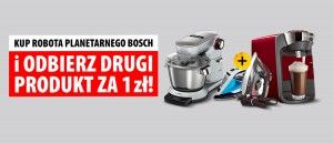 Promocja na roboty kuchenne BOSCH w Media Expert