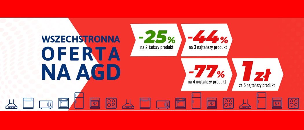 Promocja WSZECHSTRONNA OFERTA NA AGD w Neo24 - kup wybrane AGD i zyskaj rabat na jeden ze sprzęt&oacute;w!