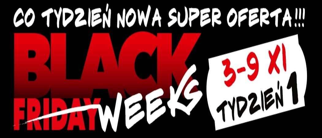 Promocja na tańśze AGD w RTV EURO AGD "Black Friday weeks"!