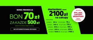 Promocja "70 zł za 500 zł" w NEONET