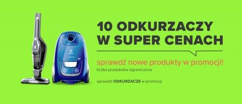 Promocja na odkurzacze w NEONET