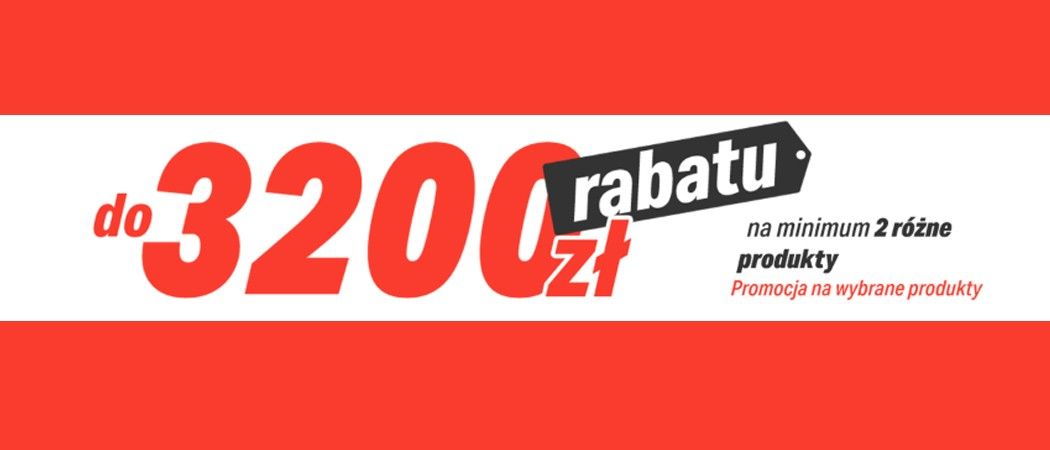 Kup promocyjne sprzęty i odbierz nawet do 3200 zł rabatu w promocji RTV EURO AGD!