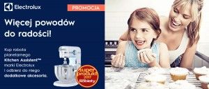 Promocja na roboty kuchenne Electrolux