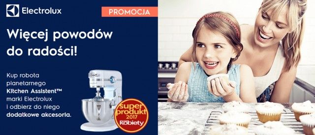 Promocja na roboty kuchenne Electrolux