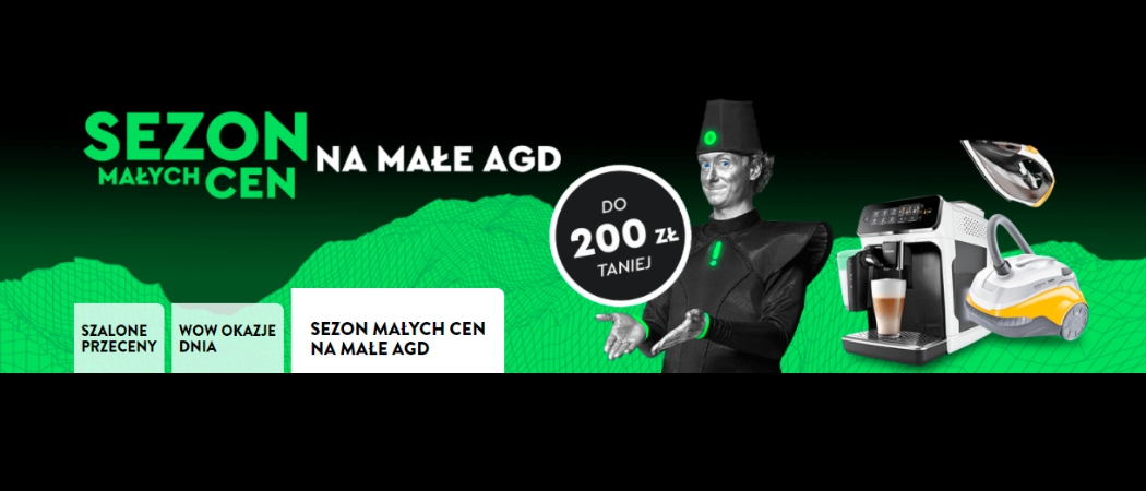 Promocja AGD w Ole Ole Promocja Sezon Małych Cen na Małe AGD w Ole Ole - kup taniej AGD! Promocja Sezon Małych Cen na Małe AGD w Ole Ole - kup taniej AGD!