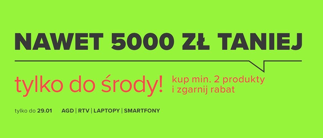 Kup promocyjne AGD nawet do 5000 zł taniej w promocji MEGA RABATY w Neonet!